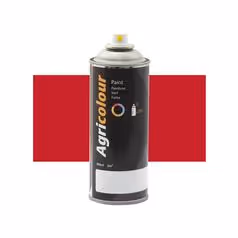 Peinture Rouge brillant, aérosol de 400ml - adaptable sur tracteurs Massey Ferguson