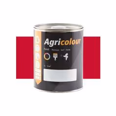 Peinture Rouge brillant, pot de 1litre(s) - adaptable sur tracteurs Massey Ferguson