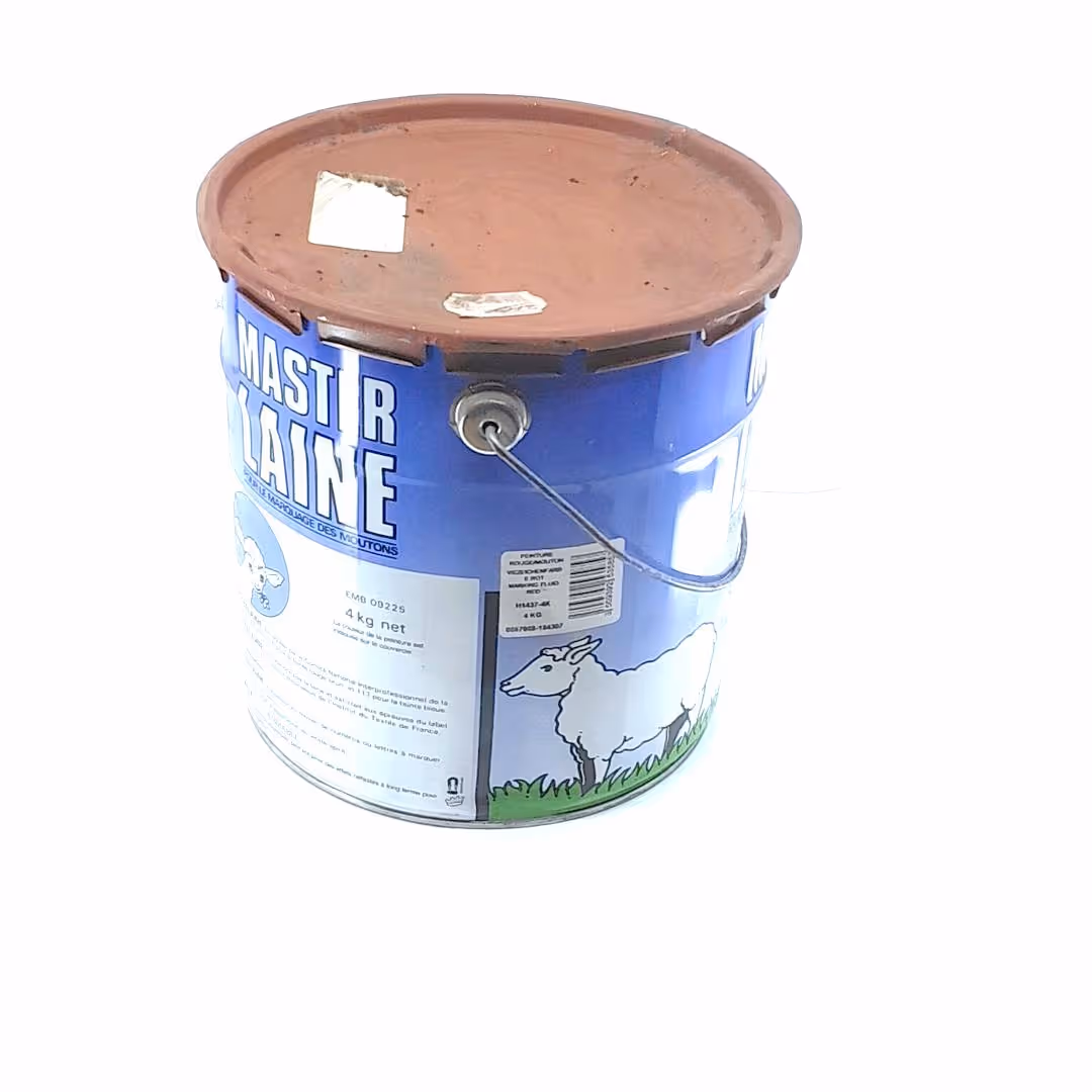 Peinture mouton 4 kg rouge - UKAL