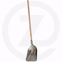 Pelle a grain alu manche frene 110 cm