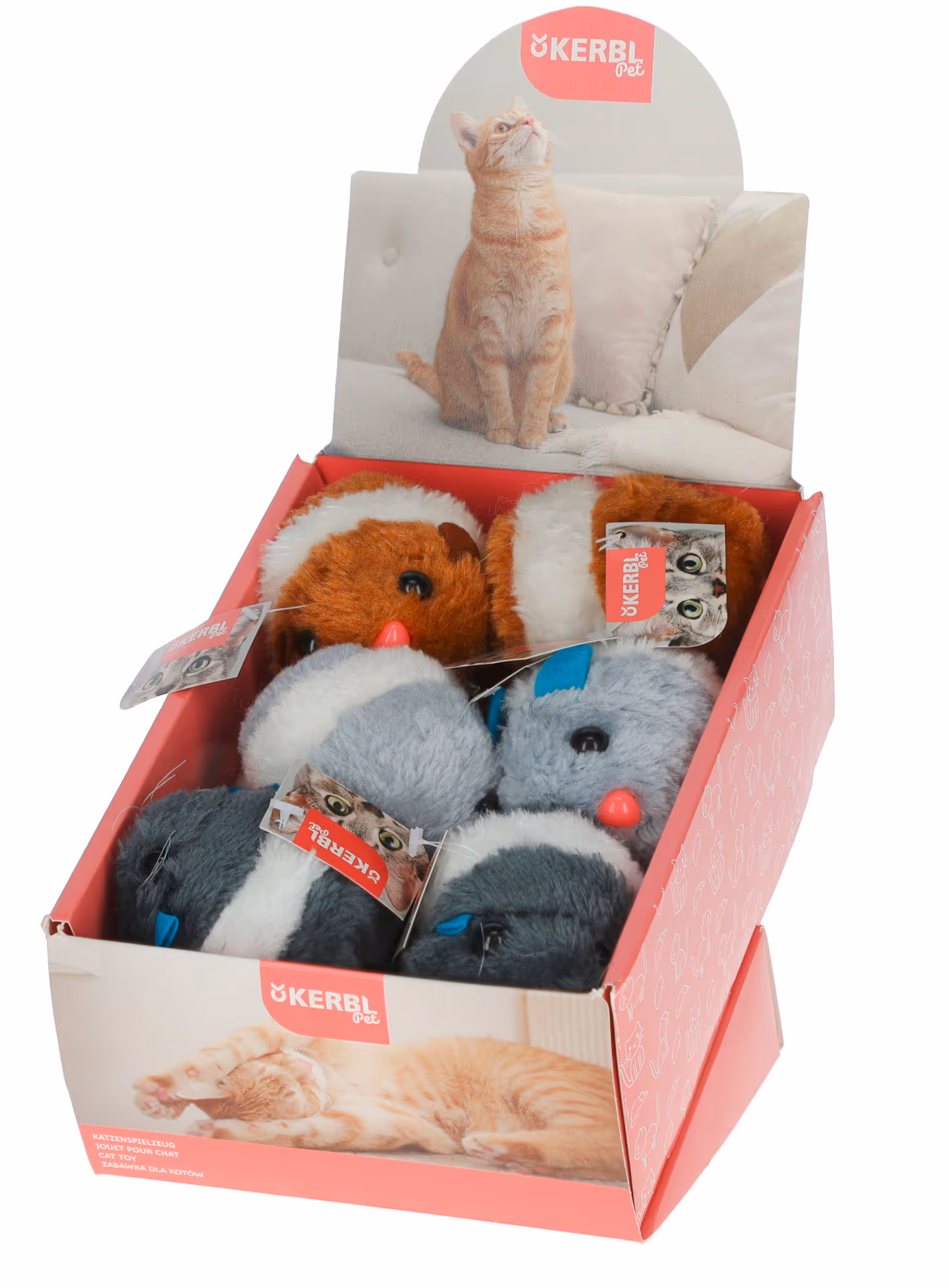 Peluches Tremble Toys Display 12pcs, 7cm, à remonter