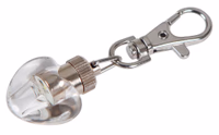 Pendentif LED Maxi Safe mousqueton cœur, 2,5x3cm