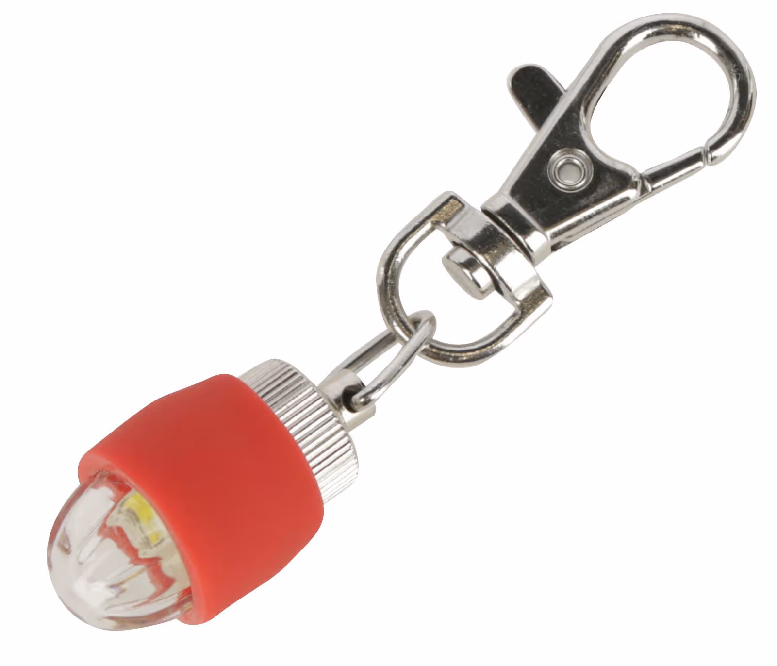 Pendentif LED Maxi Safe mousqueton rouge, 2,5x2cm