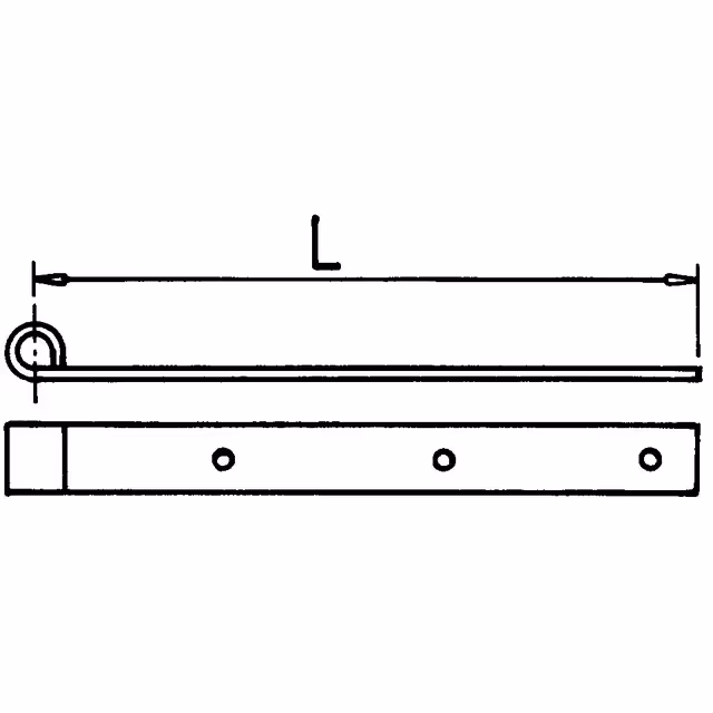 Penture forte lg 500 zingue