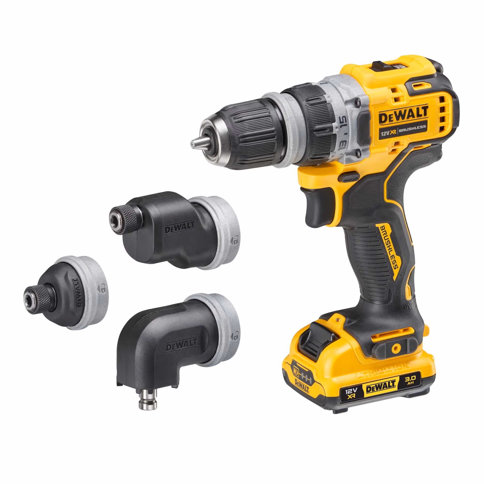 Perceuse visseuse à têtes multiples XR 12V 3Ah Li-Ion Brushless
