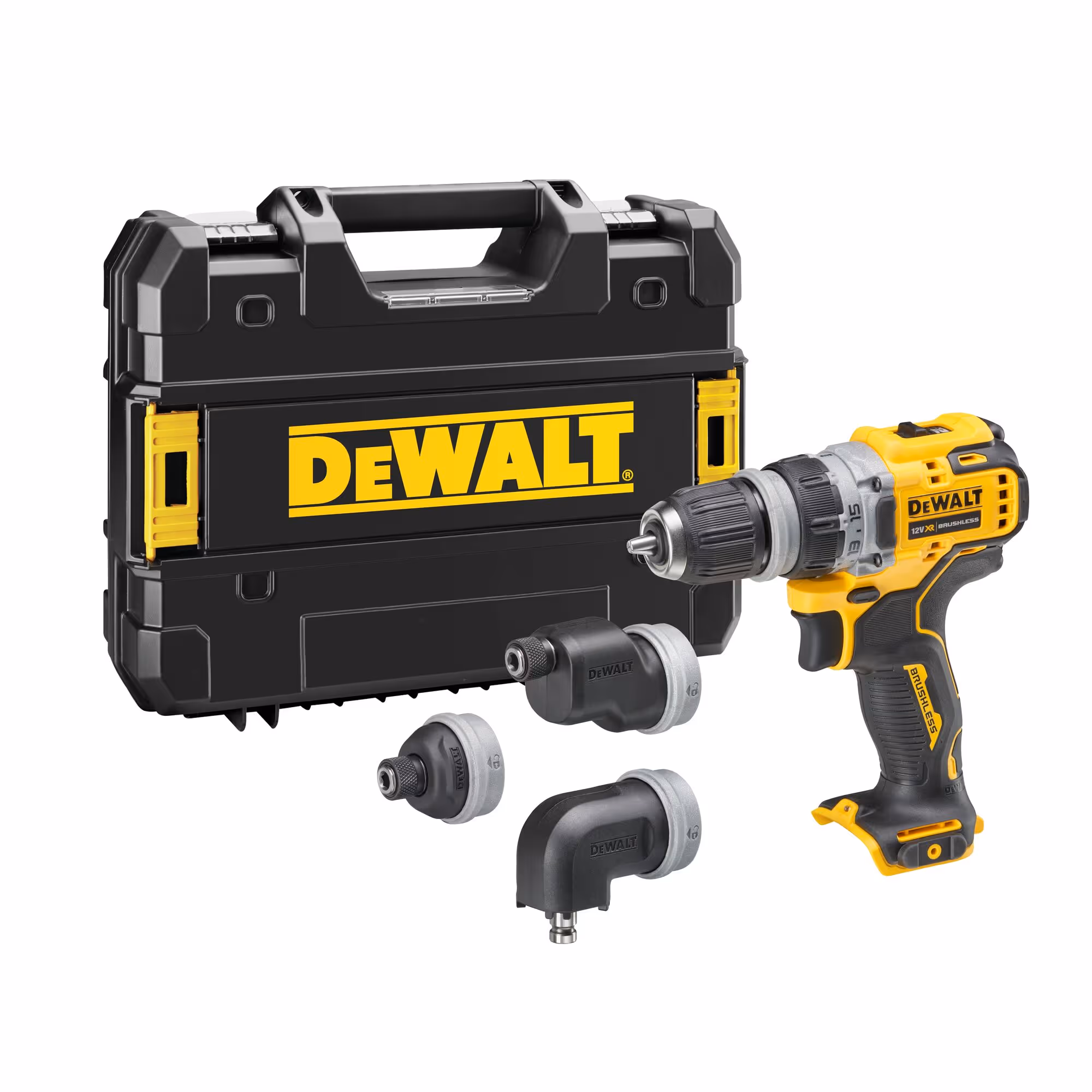 Perceuse visseuse à têtes multiples XR 12V Brushless