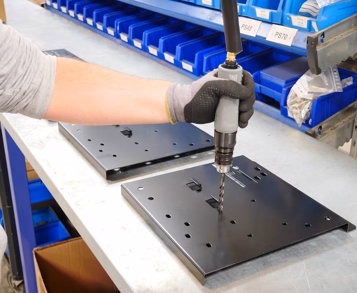 Perceuse droite basse vitesse mandrin a cle 10mm intensive