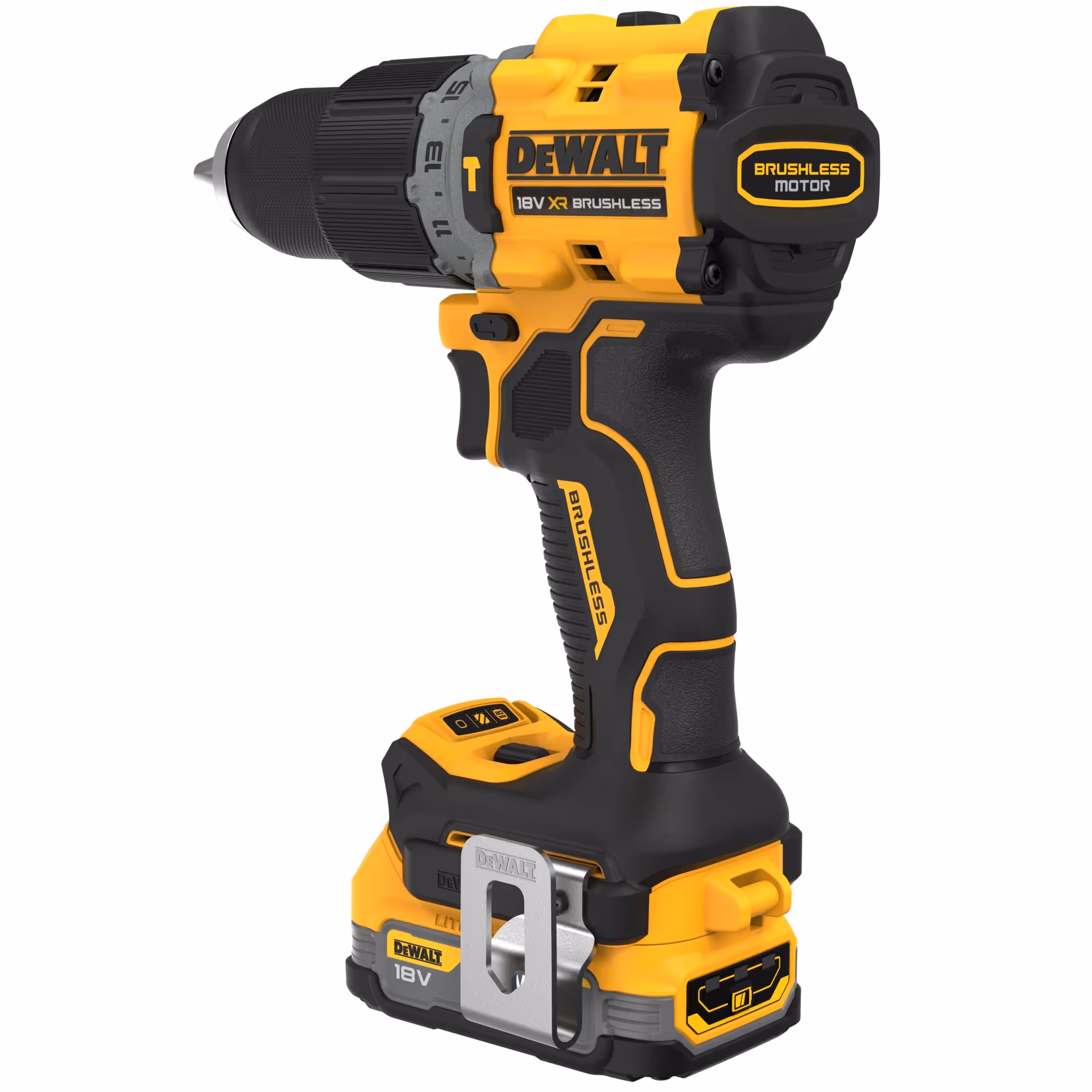 Perceuse visseuse percussion Compacte XR 18V 1.7Ah Li-Ion Brushless POWERSTACK