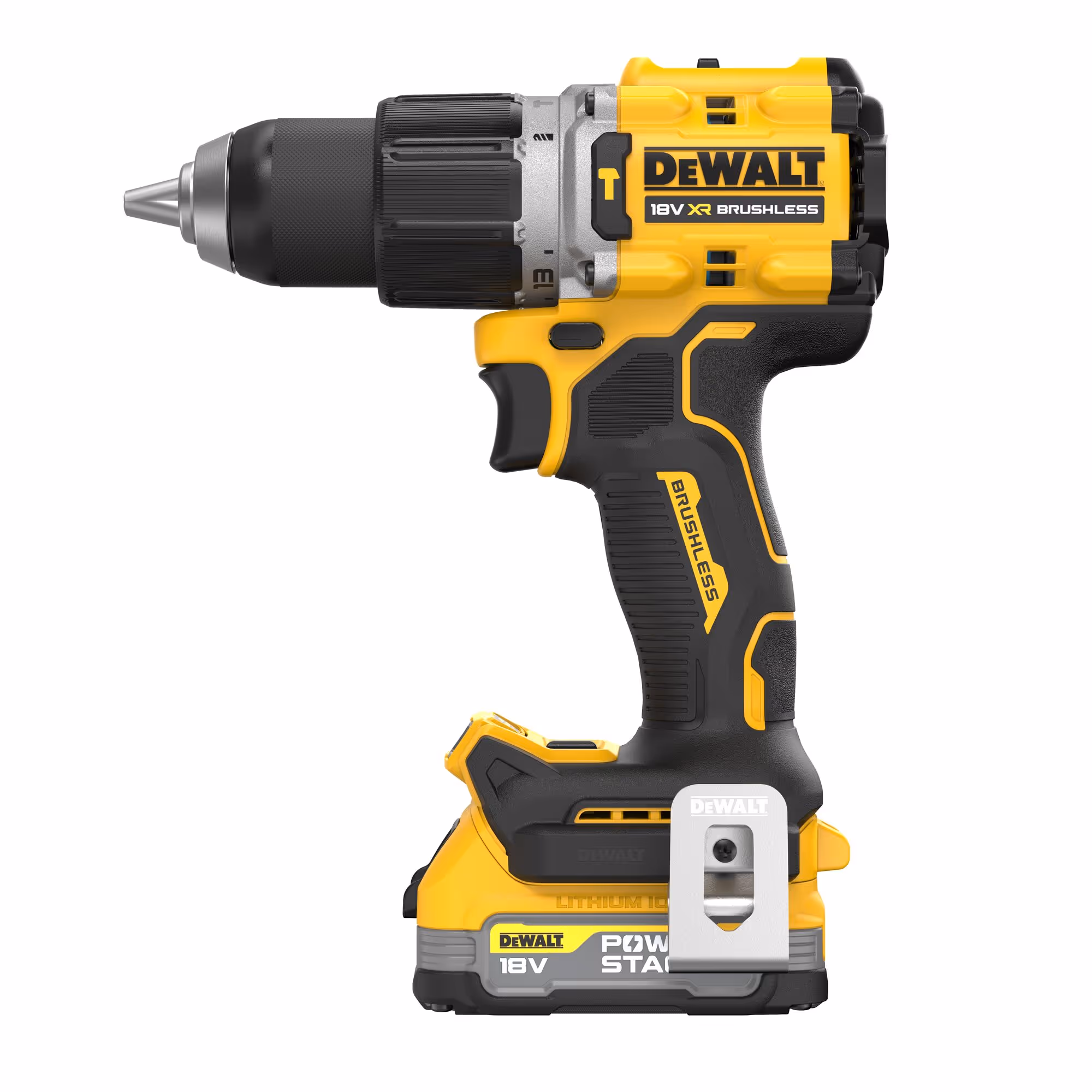 Perceuse visseuse percussion Compacte XR 18V 1.7Ah Li-Ion Brushless POWERSTACK