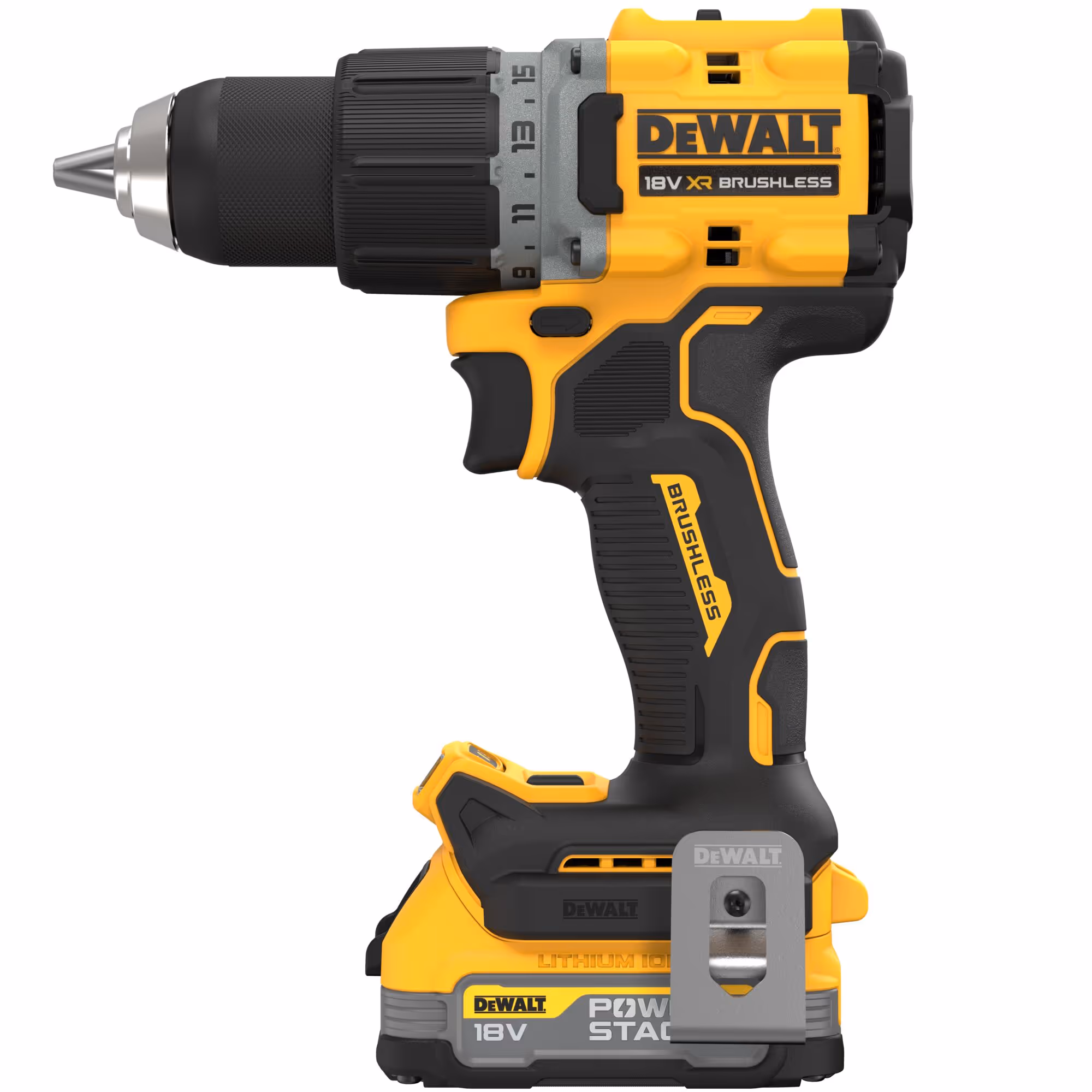 Perceuse visseuse Compacte XR 18V 1.7Ah Li-Ion Brushless POWERSTACK