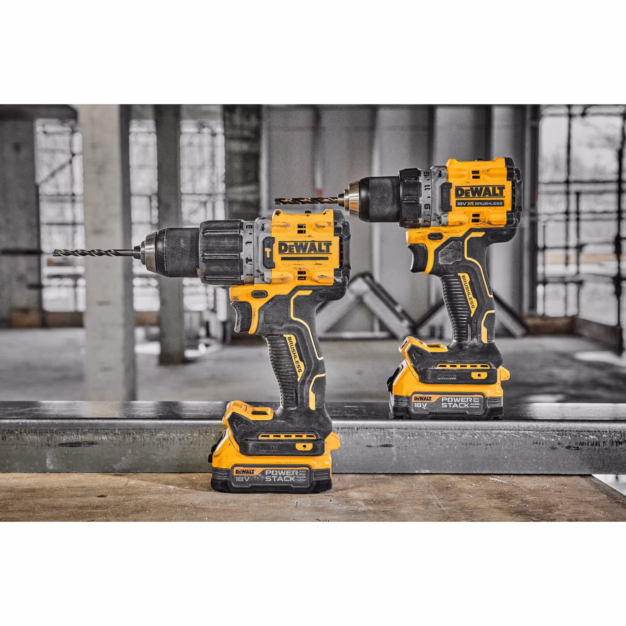 Perceuse visseuse Compacte XR 18V 1.7Ah Li-Ion Brushless POWERSTACK