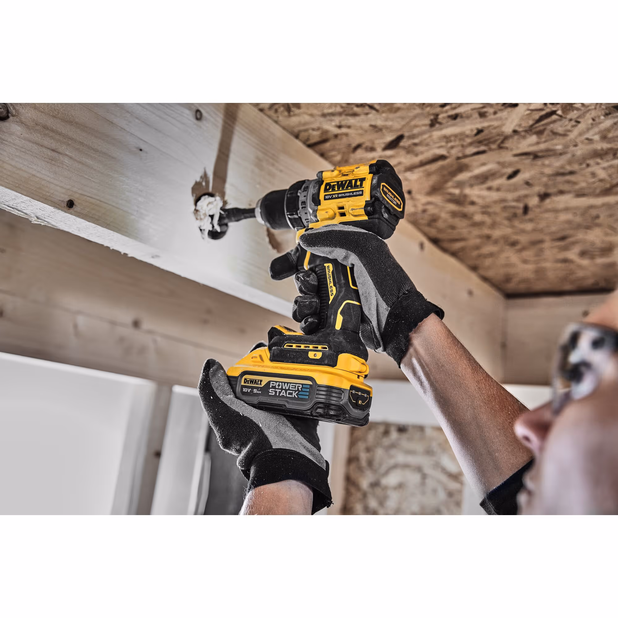 Perceuse visseuse Compacte XR 18V 5Ah Li-ion Brushless POWERSTACK