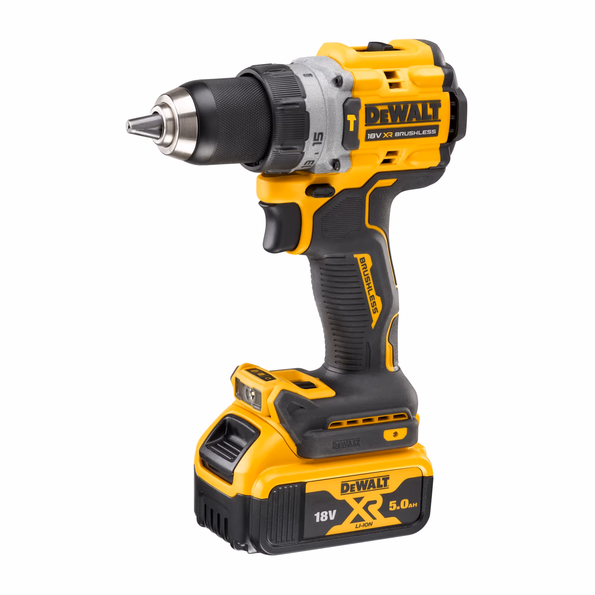 Perceuse visseuse percussion Compacte XR 18V 5Ah Li-Ion Brushless