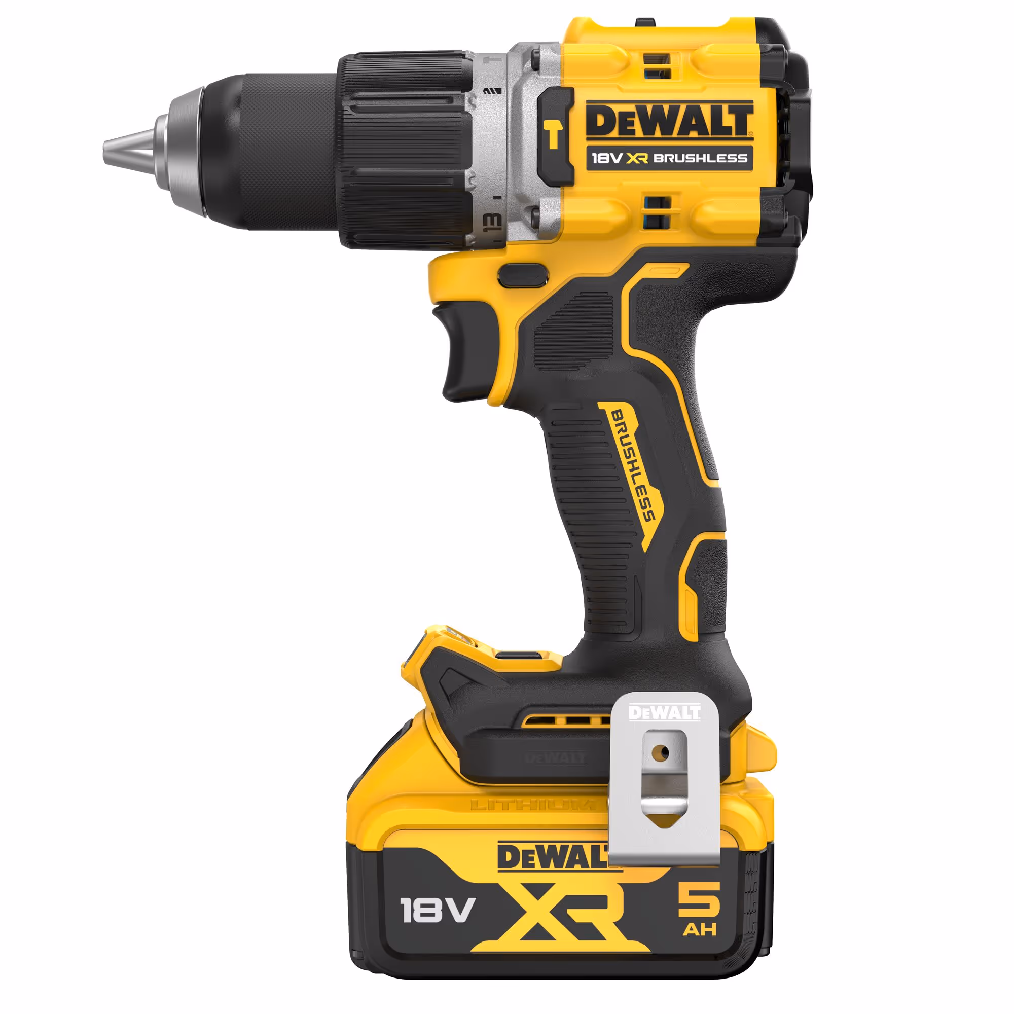Perceuse visseuse percussion Compacte XR 18V 5Ah Li-Ion Brushless