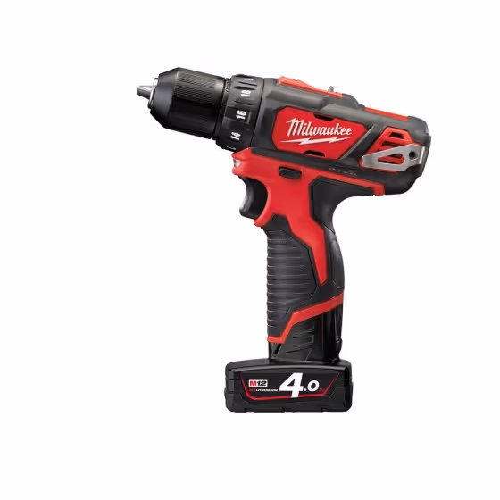 Perceuse-Visseuse 12V 4Ah 38Nm avec deux batteries en coffret M12 BDD-402C | Milwaukee