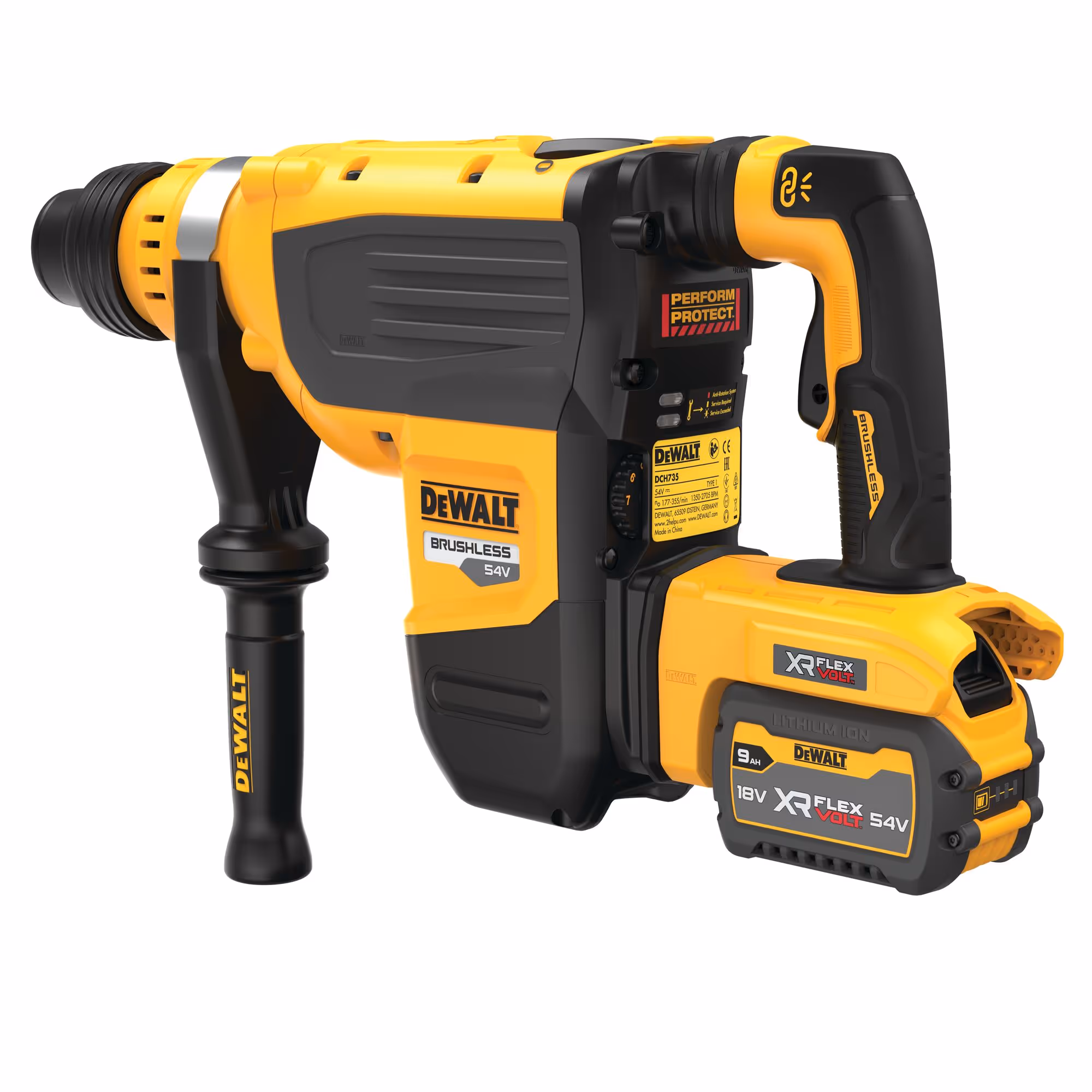 Perforateur SDS-max XR FLEXVOLT 54V 3Ah Li-Ion Brushless 13.3J