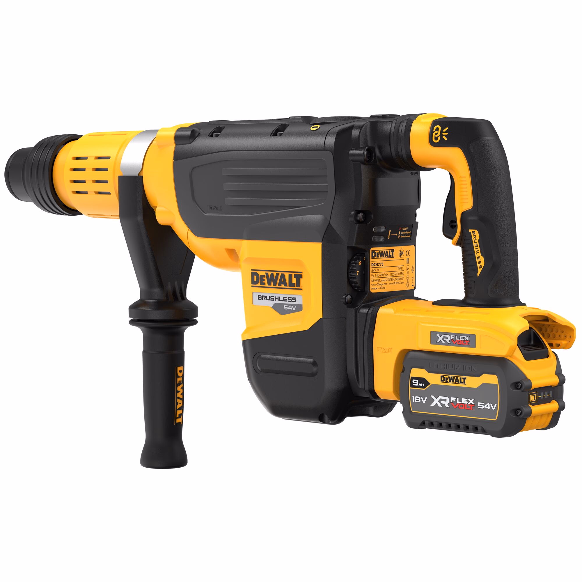 Perforateur SDS-max XR FLEXVOLT 54V 3Ah Li-Ion Brushless 19.4J