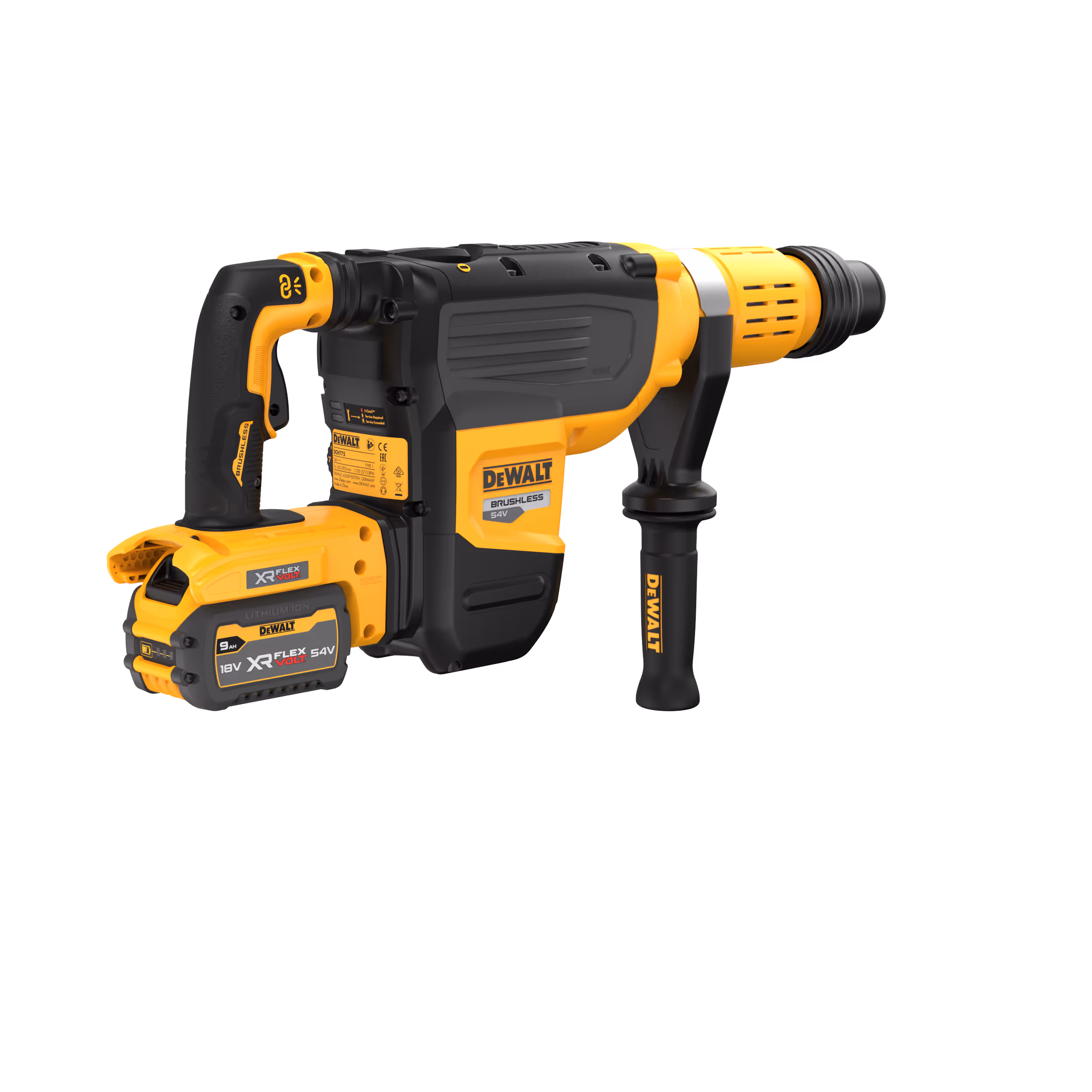 Perforateur SDS-max XR FLEXVOLT 54V 3Ah Li-Ion Brushless 19.4J