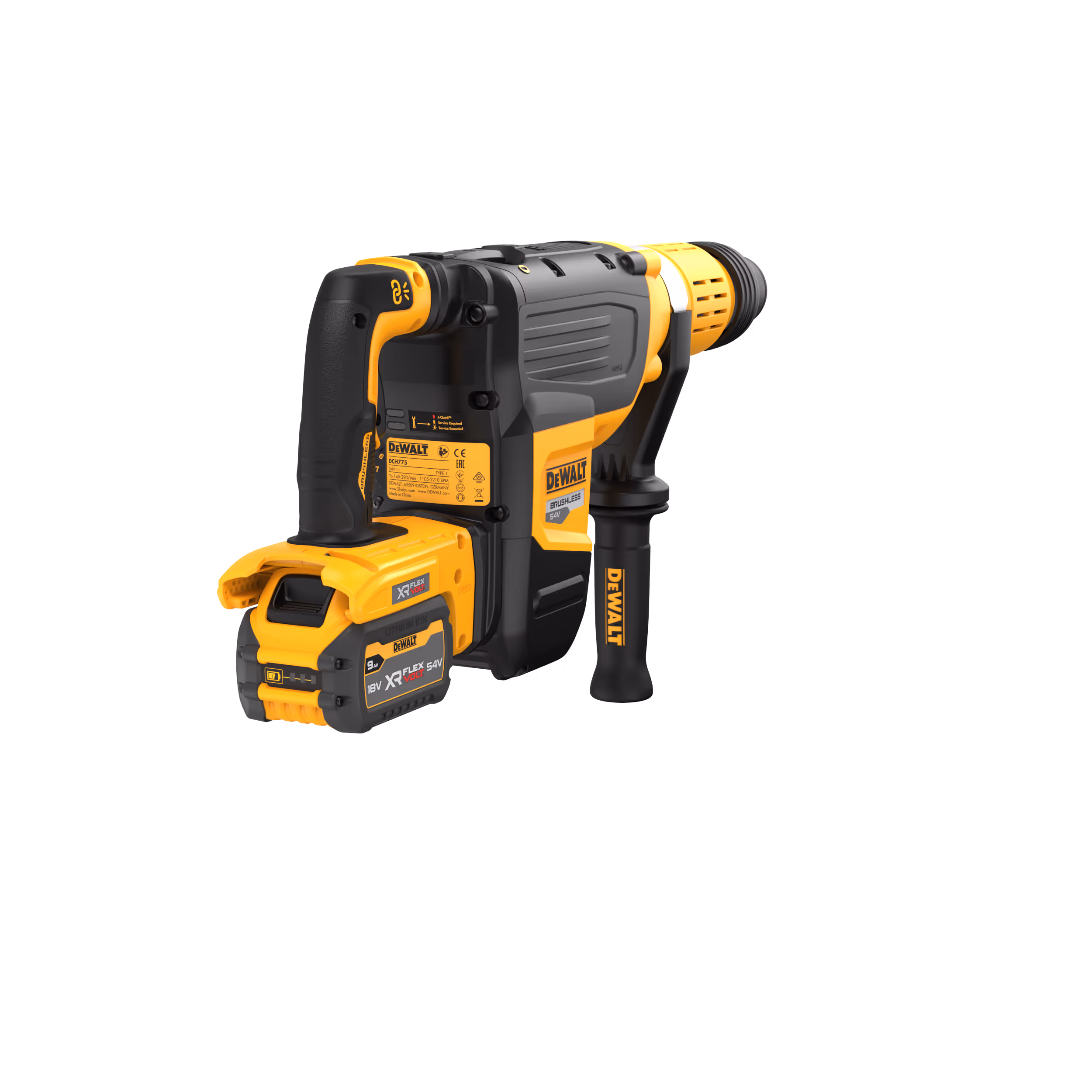 Perforateur SDS-max XR FLEXVOLT 54V 3Ah Li-Ion Brushless 19.4J