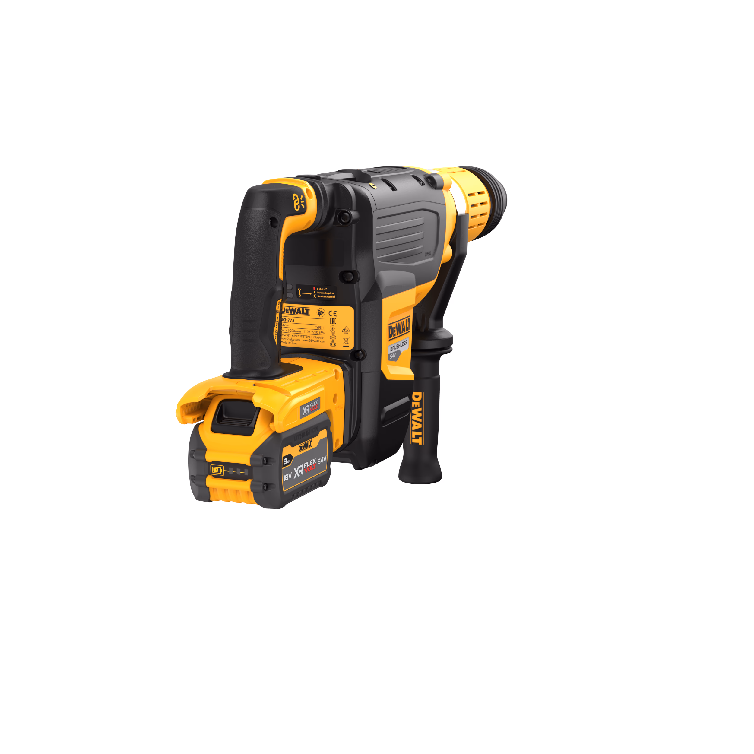 Perforateur SDS-max XR FLEXVOLT 54V 3Ah Li-Ion Brushless 19.4J