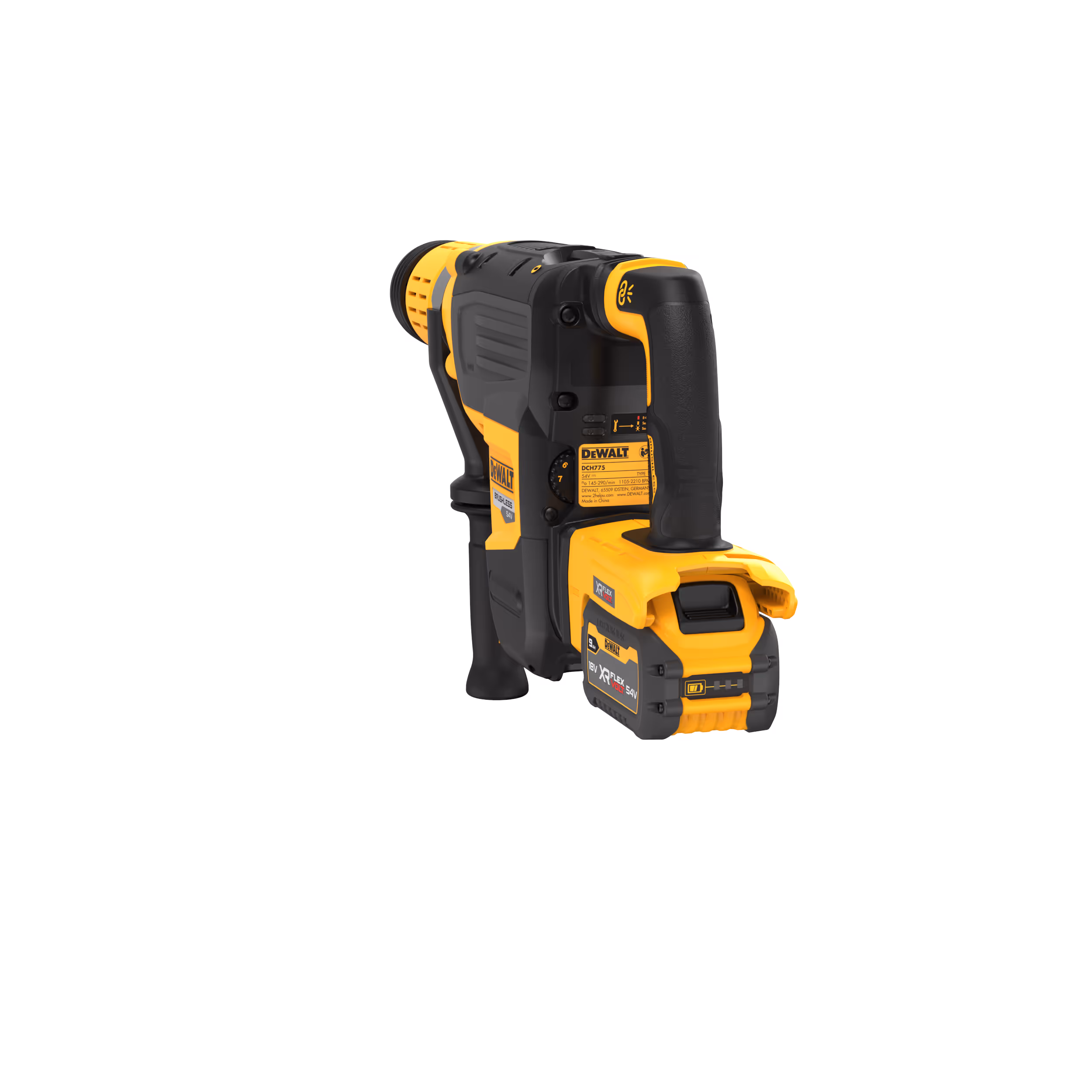 Perforateur SDS-max XR FLEXVOLT 54V 3Ah Li-Ion Brushless 19.4J