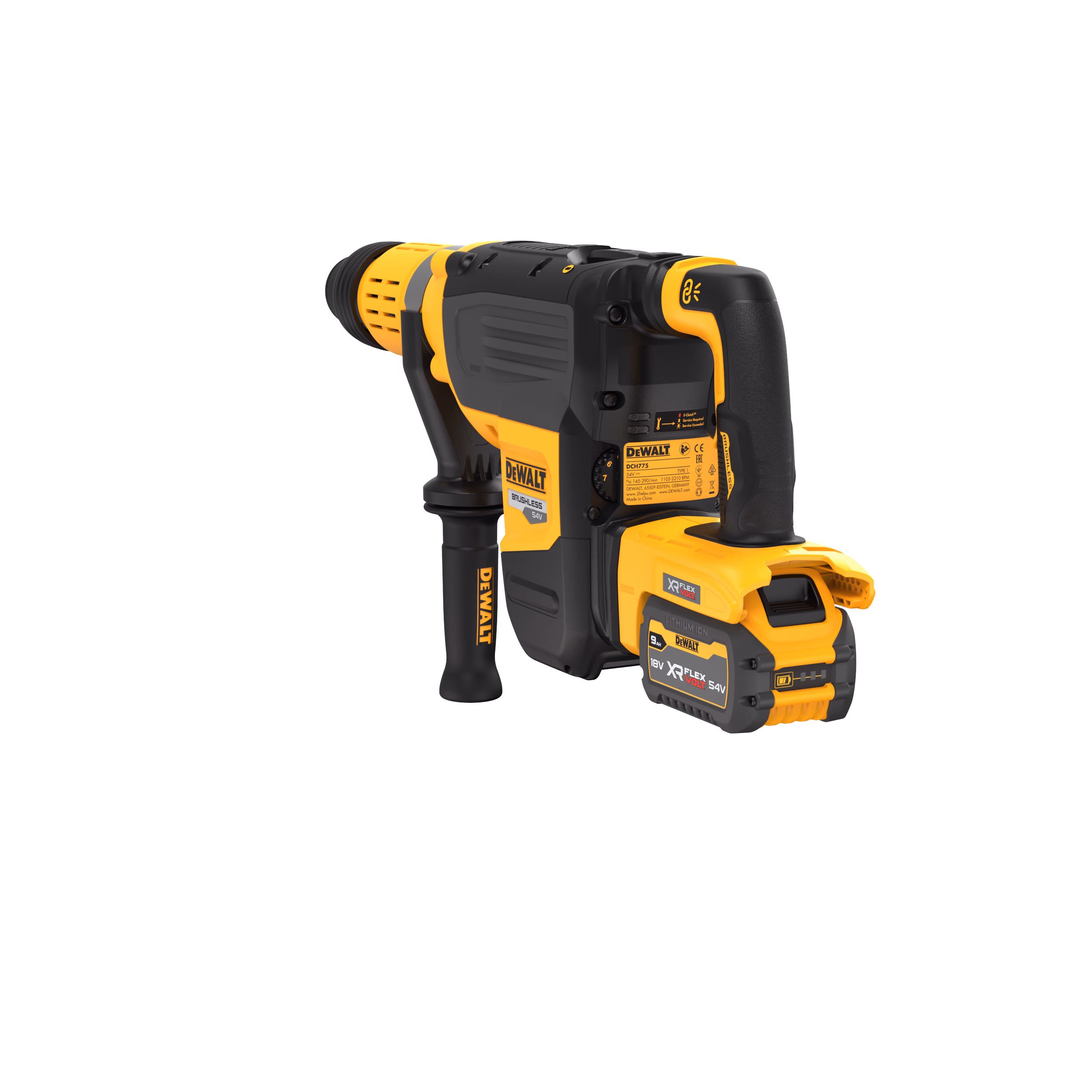 Perforateur SDS-max XR FLEXVOLT 54V 3Ah Li-Ion Brushless 19.4J