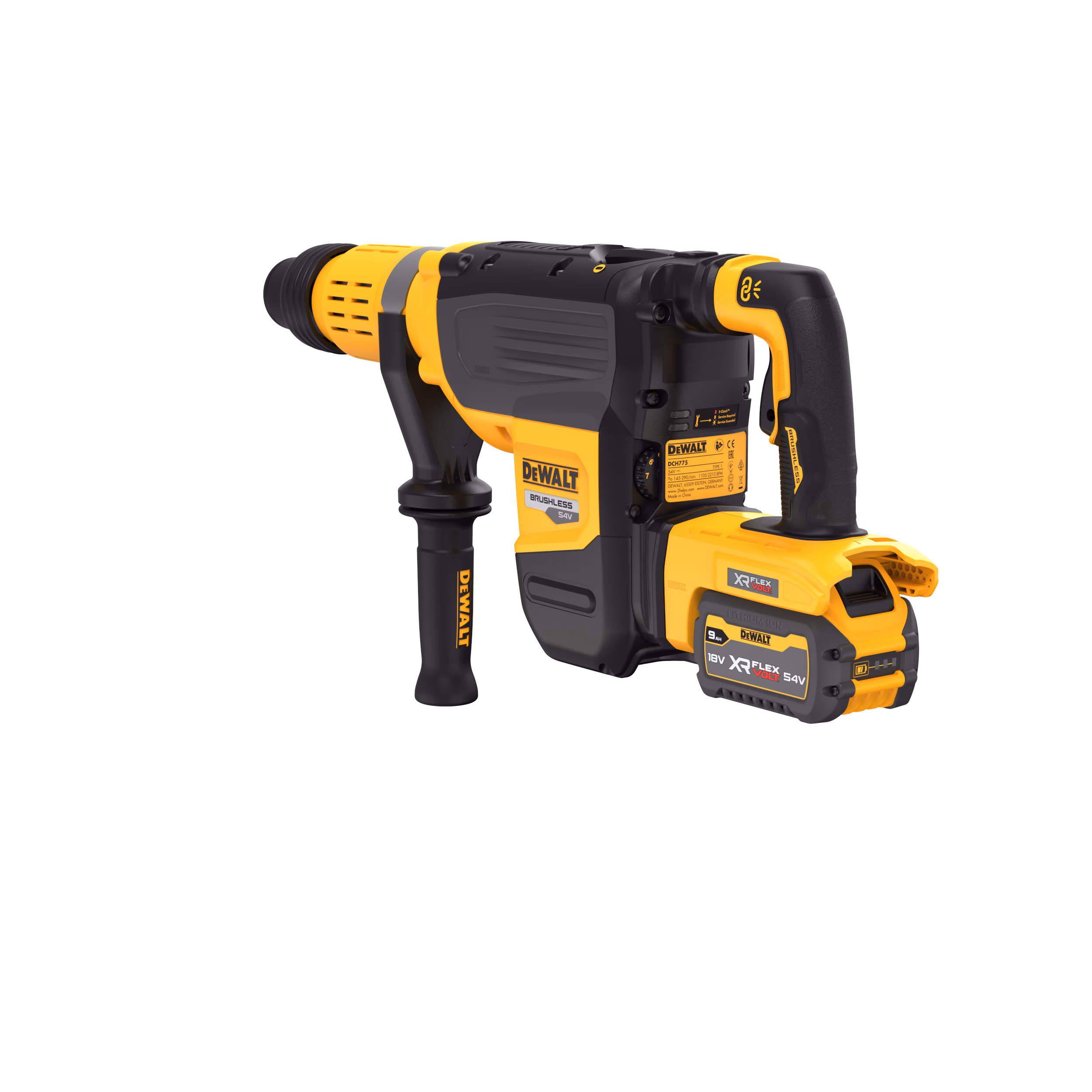 Perforateur SDS-max XR FLEXVOLT 54V 3Ah Li-Ion Brushless 19.4J