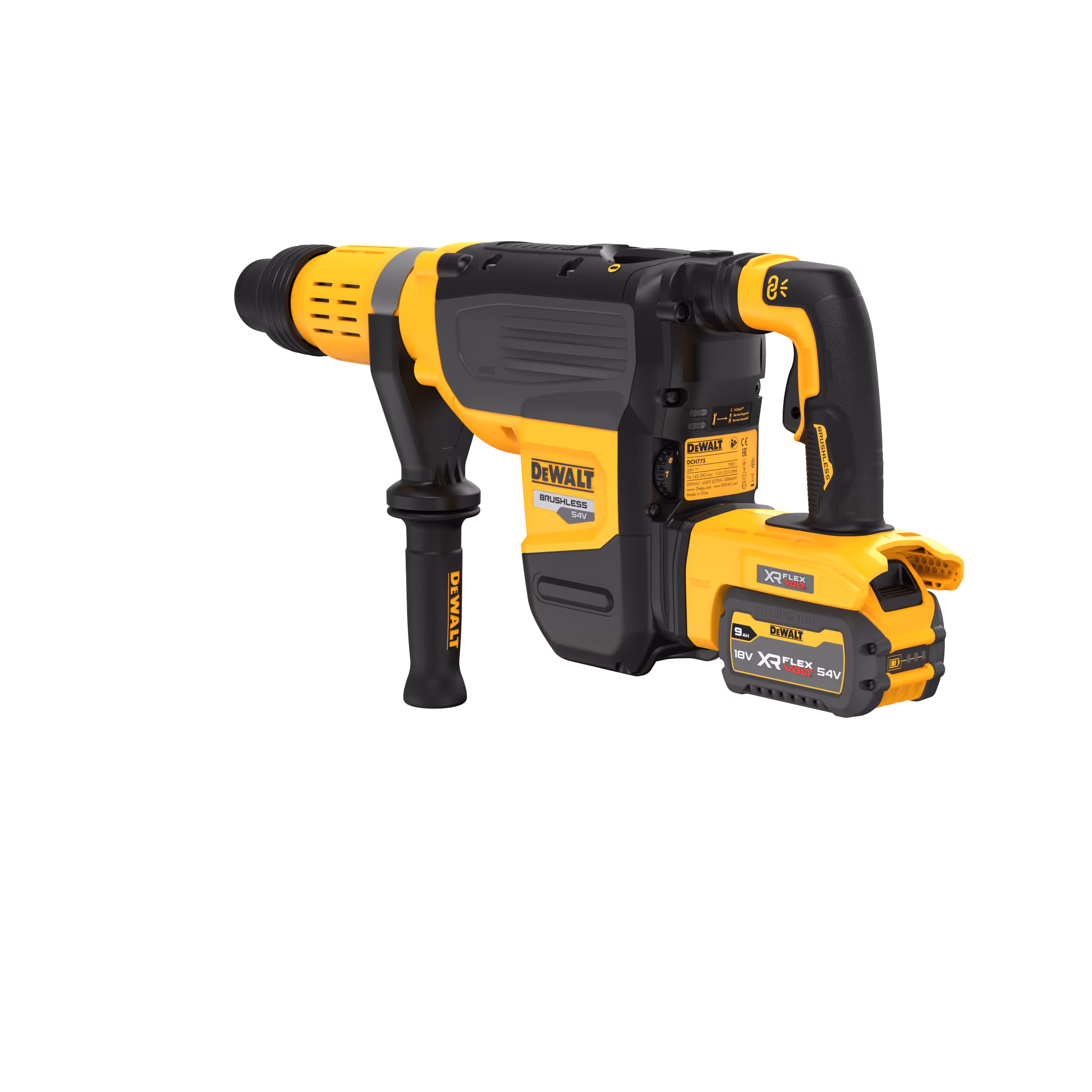 Perforateur SDS-max XR FLEXVOLT 54V 3Ah Li-Ion Brushless 19.4J