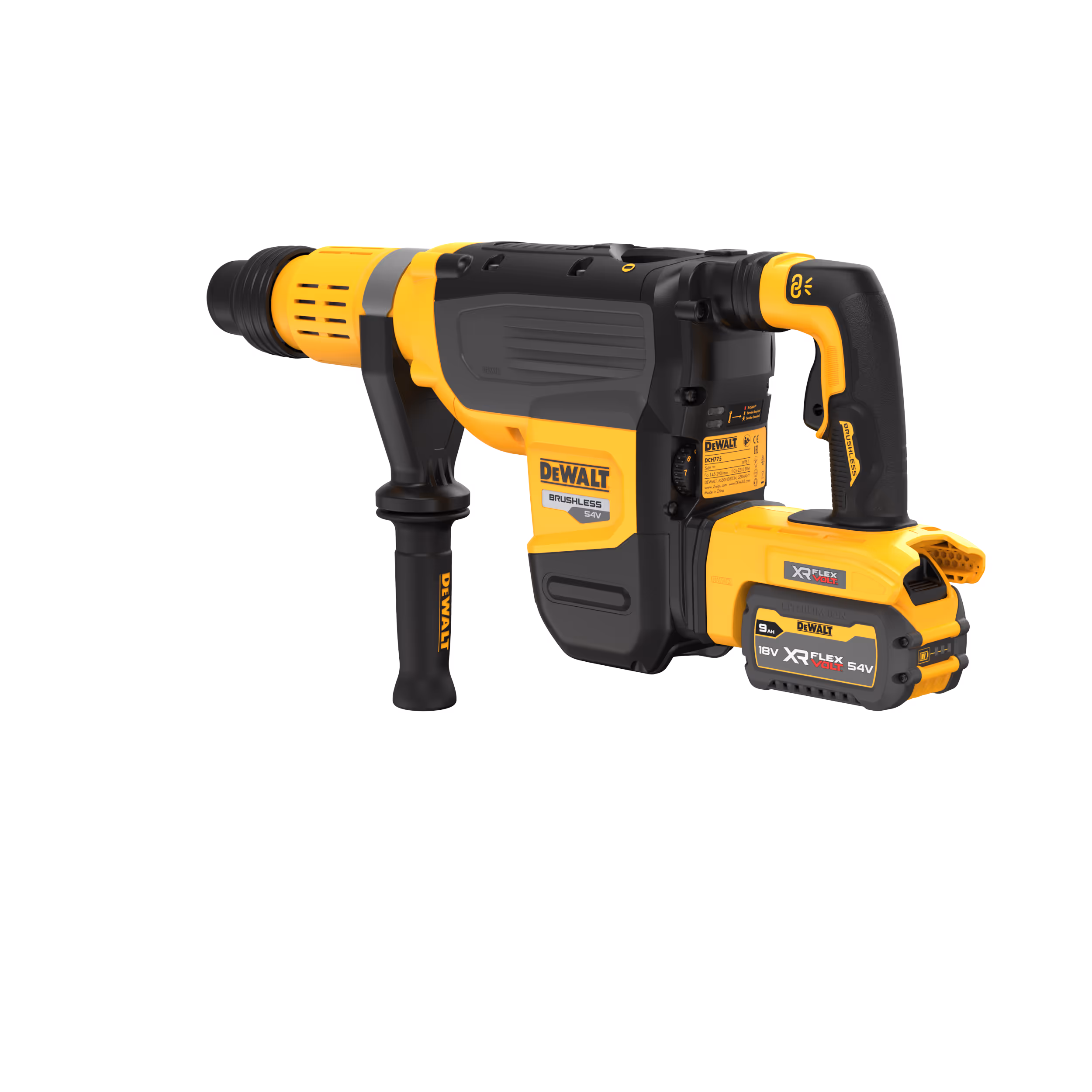 Perforateur SDS-max XR FLEXVOLT 54V 3Ah Li-Ion Brushless 19.4J