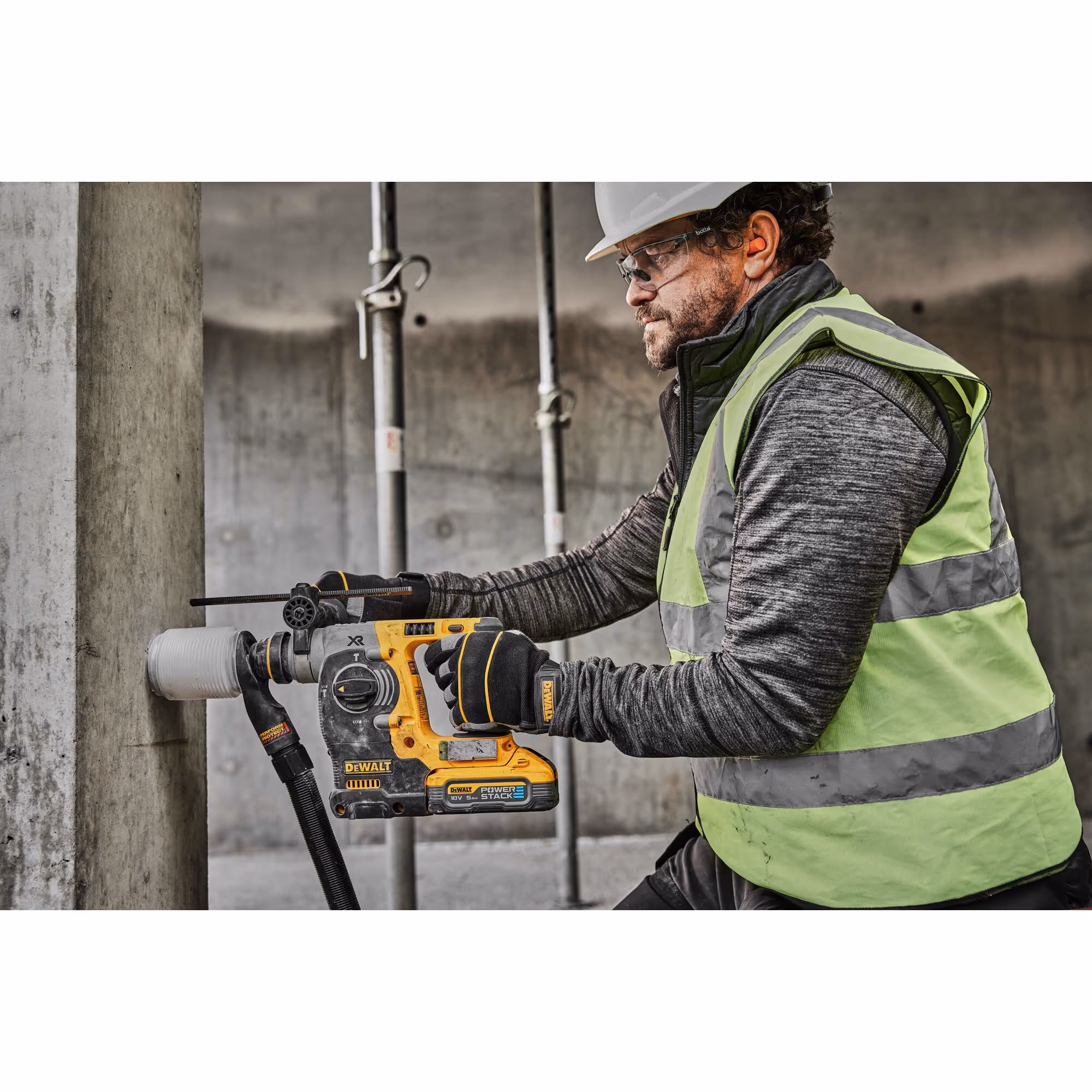 Perforateur SDS-plus XR 18V 5Ah Li-Ion Brushless 2.1J - POWERSTACK