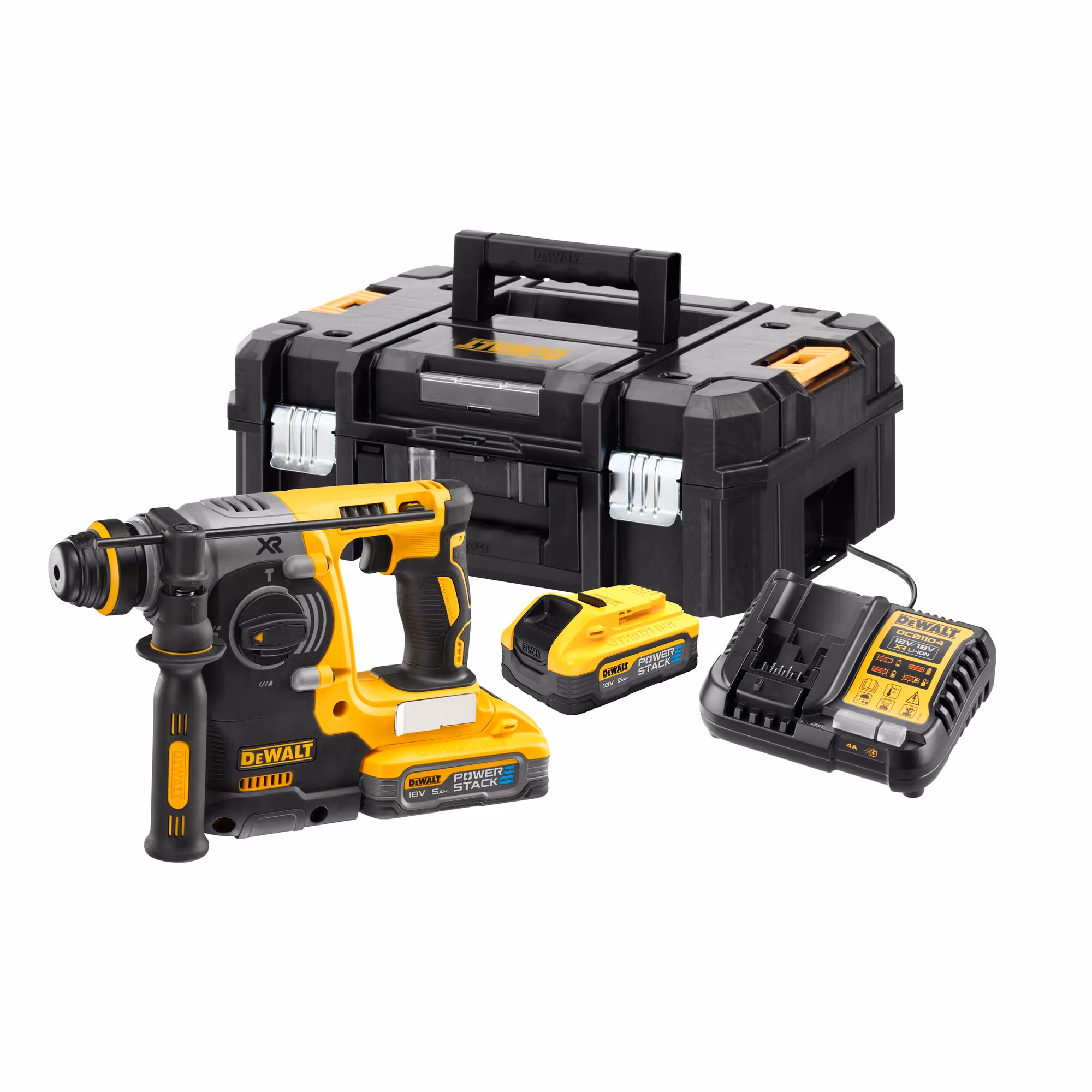 Perforateur SDS-plus XR 18V 5Ah Li-Ion Brushless 2.1J - POWERSTACK