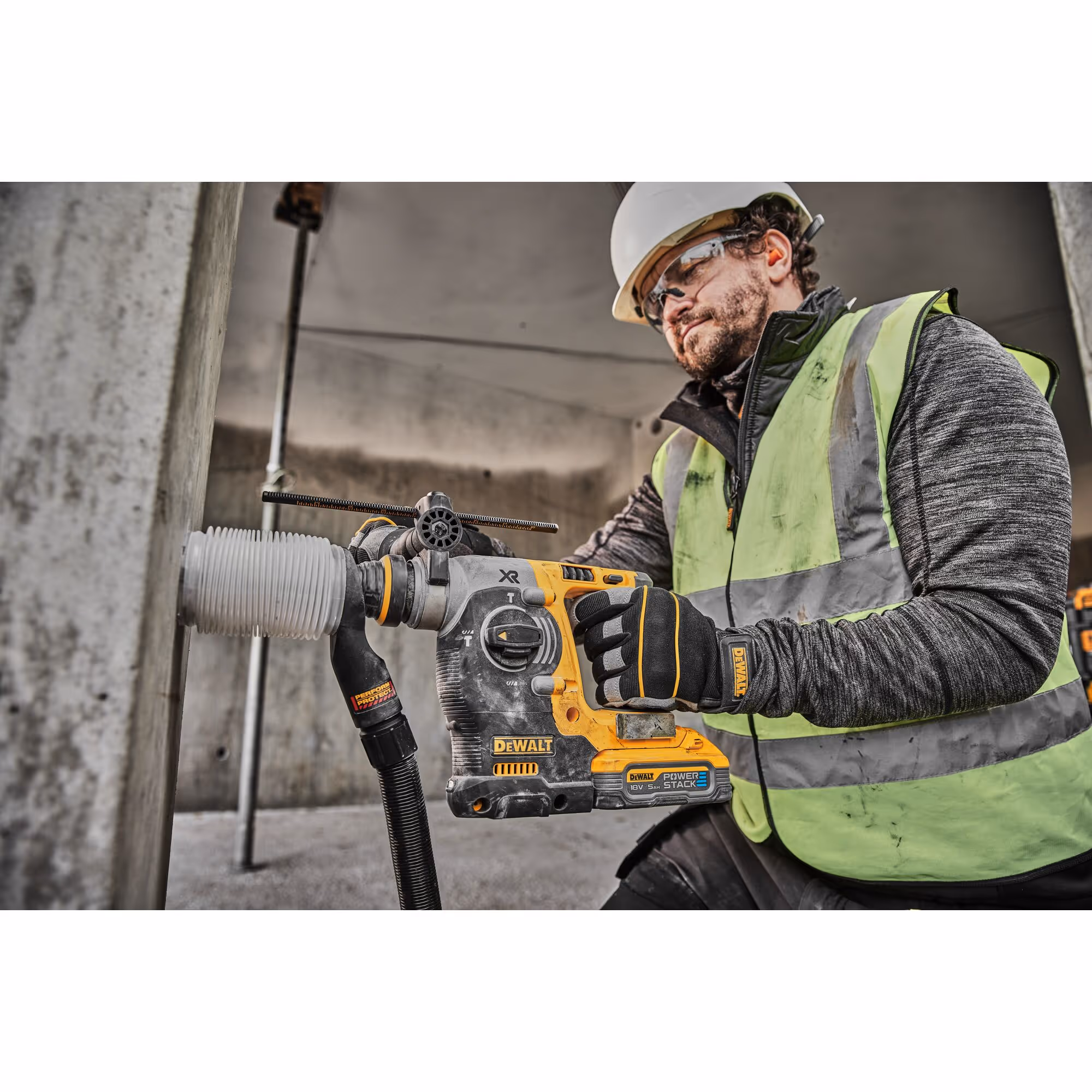 Perforateur SDS-plus XR 18V 5Ah Li-Ion Brushless 2.1J - POWERSTACK