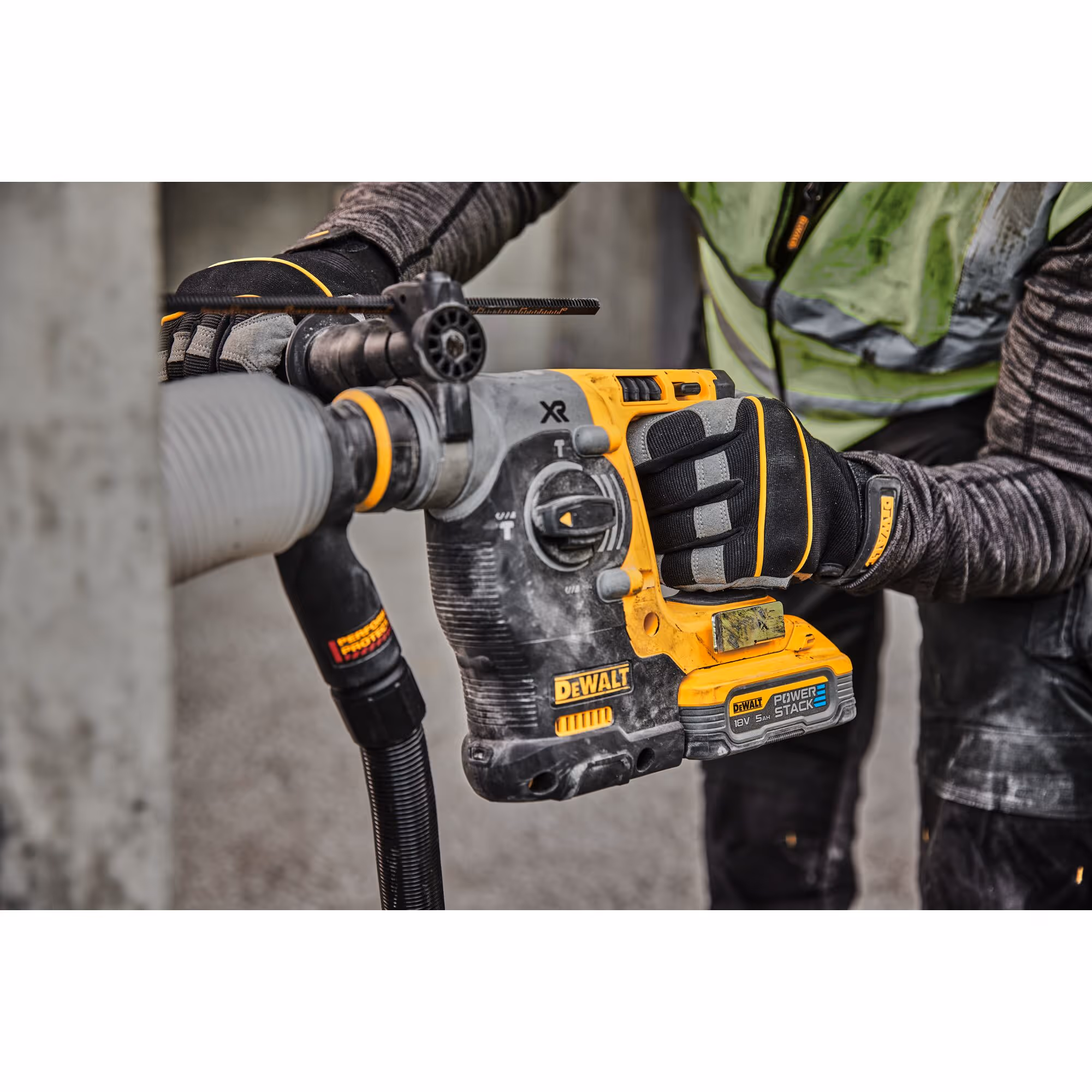 Perforateur SDS-plus XR 18V 5Ah Li-Ion Brushless 2.1J - POWERSTACK