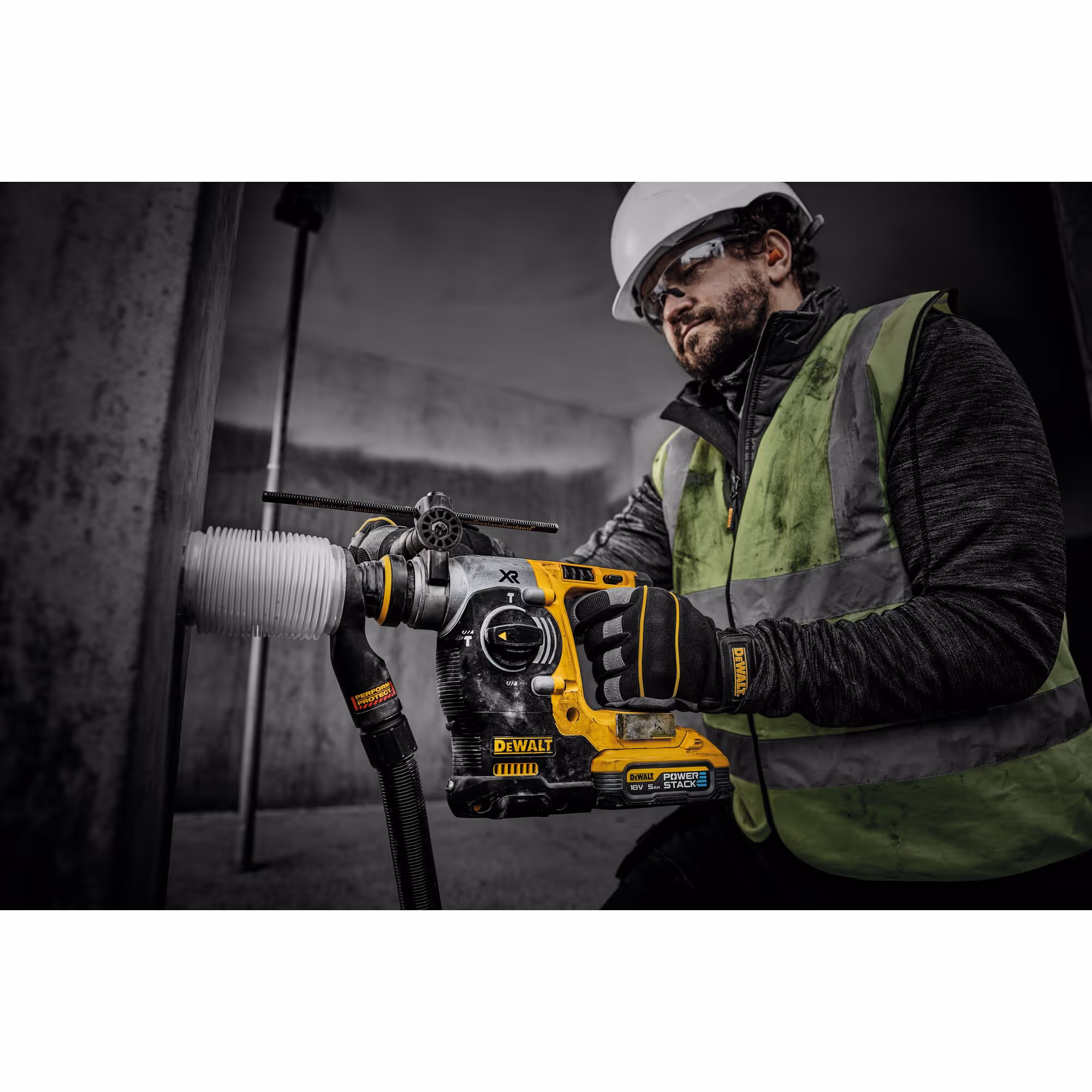 Perforateur SDS-plus XR 18V 5Ah Li-Ion Brushless 2.1J - POWERSTACK