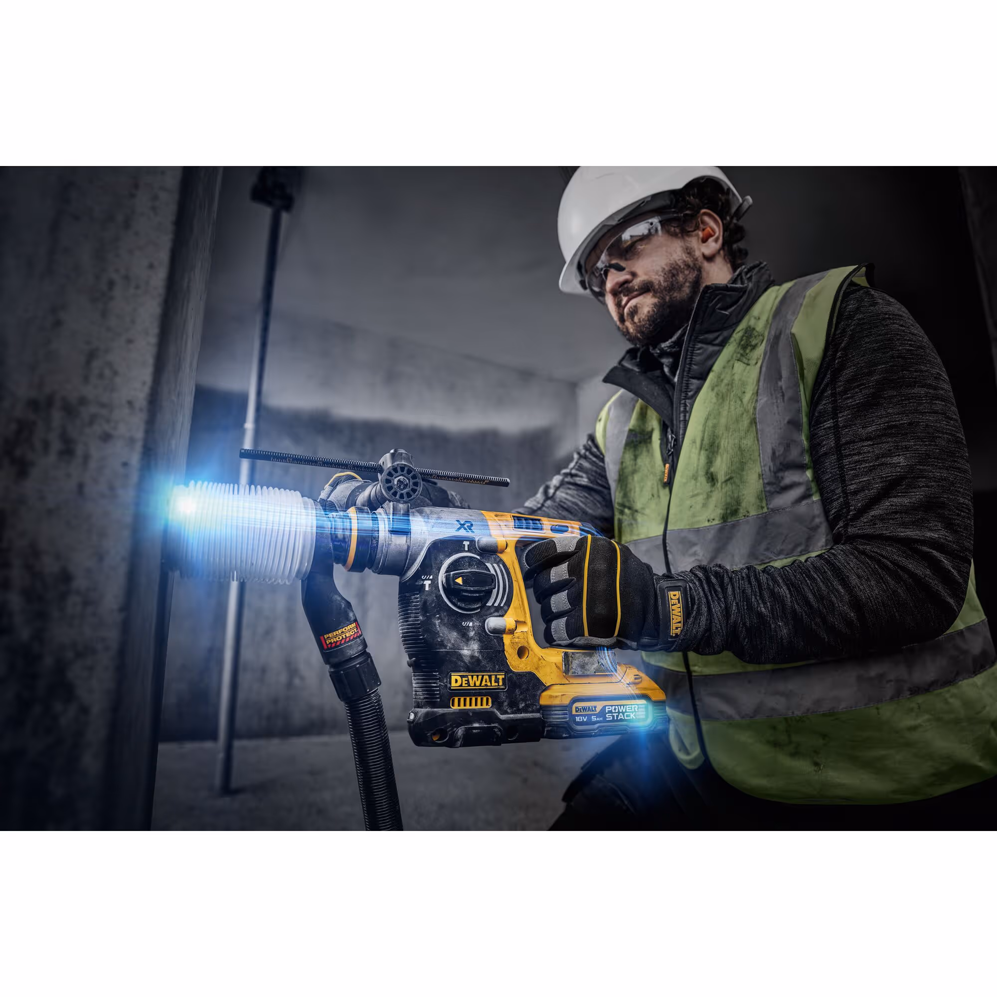 Perforateur SDS-plus XR 18V 5Ah Li-Ion Brushless 2.1J - POWERSTACK
