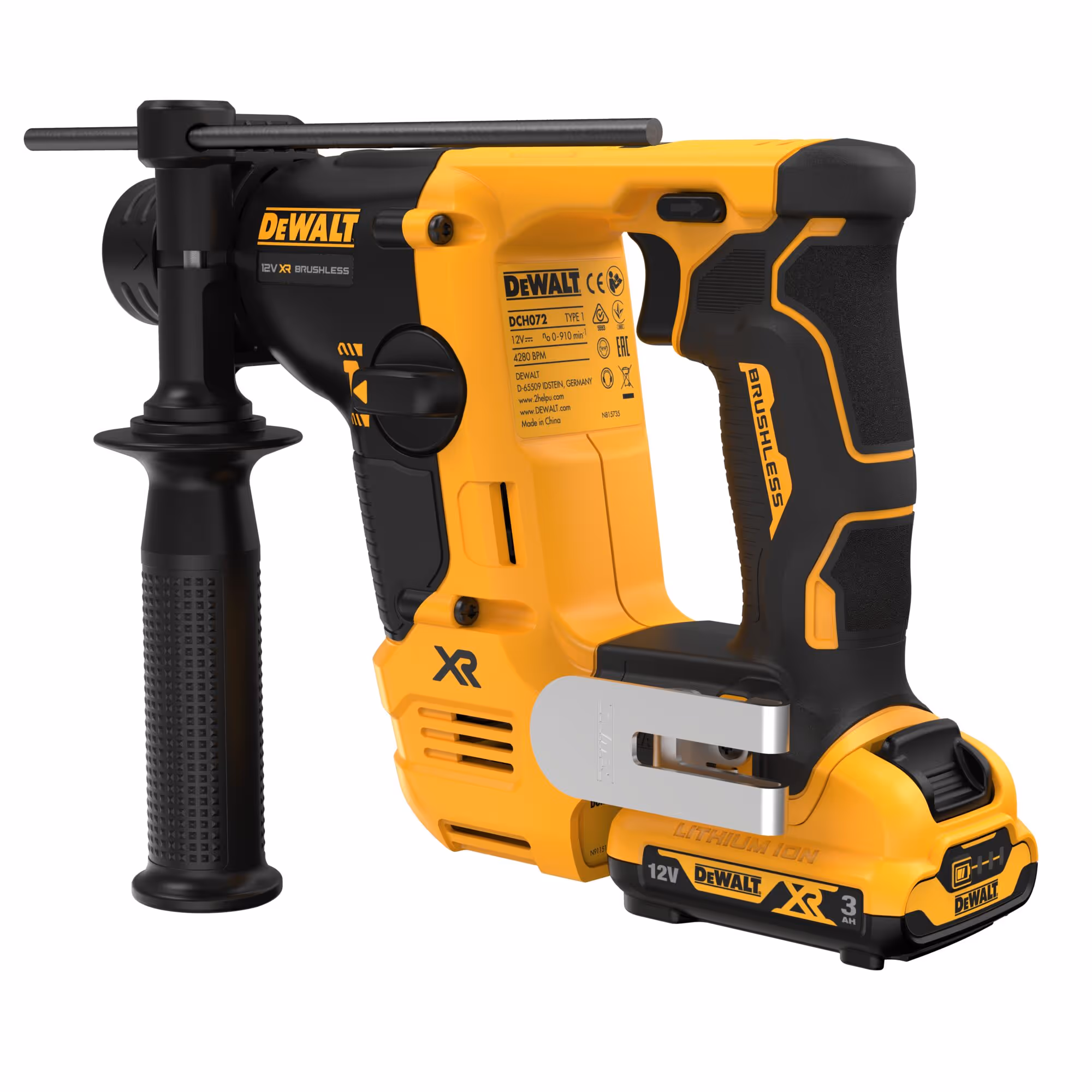 Perforateur SDS-plus XR 12V 3Ah Li-Ion Brushless 1.1J