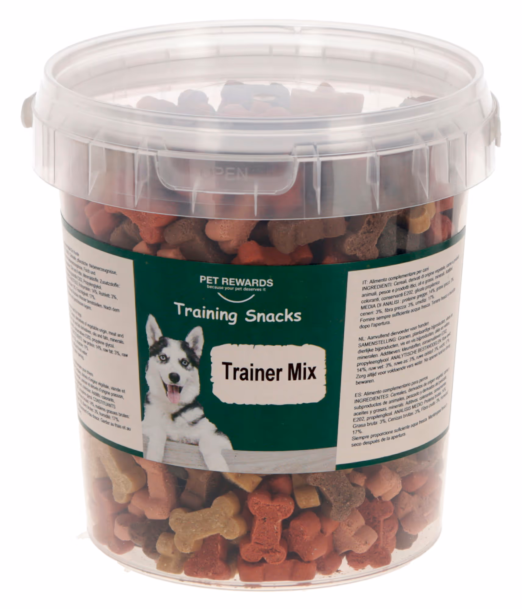 Pet Rewards Trainer Mix 500g/seau