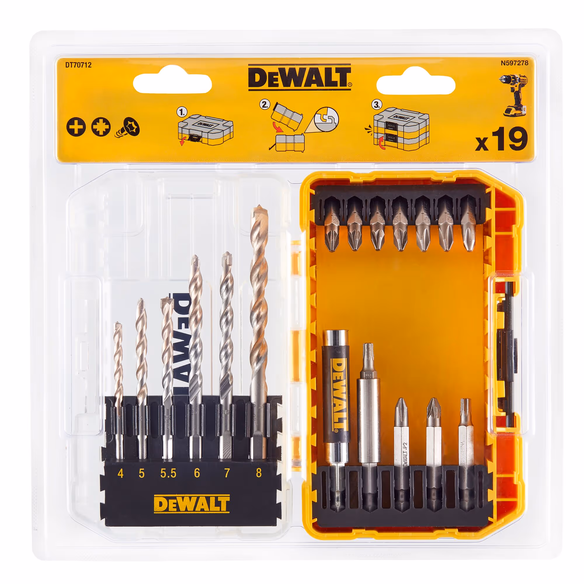 Petit coffret TOUGHCASE 19 pièces