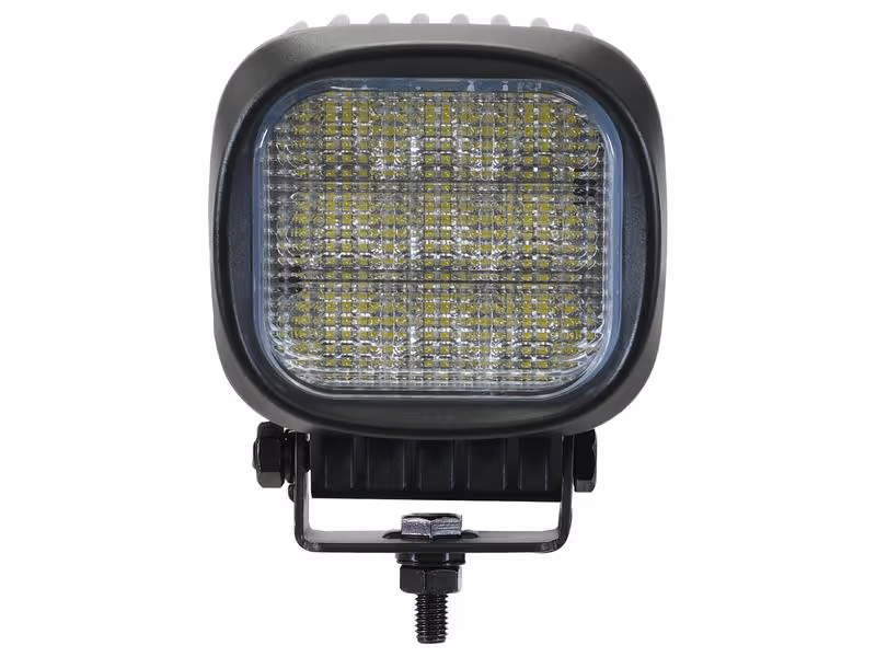 Phare à Led Haute Puissance Carré, Faisceau étroit 120° .Interférence: Reg 10, 15300 Lumens, 10-80V