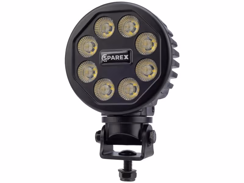Phare à Led Haute Puissance Rond, Faisceau étroit 180° .Interférence: Classe 4, 15120 Lumens, 10-30V