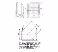 Phare avant inclinaison 9° Cobo