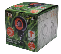PHARE AVERTISS. 3 LED FLECHE ROUGE LUMITRACK