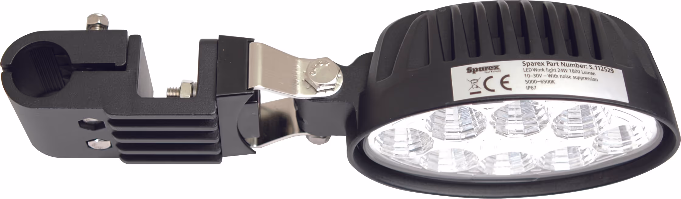 Phare de travail à LED et support de main courante, 1800 Lumens