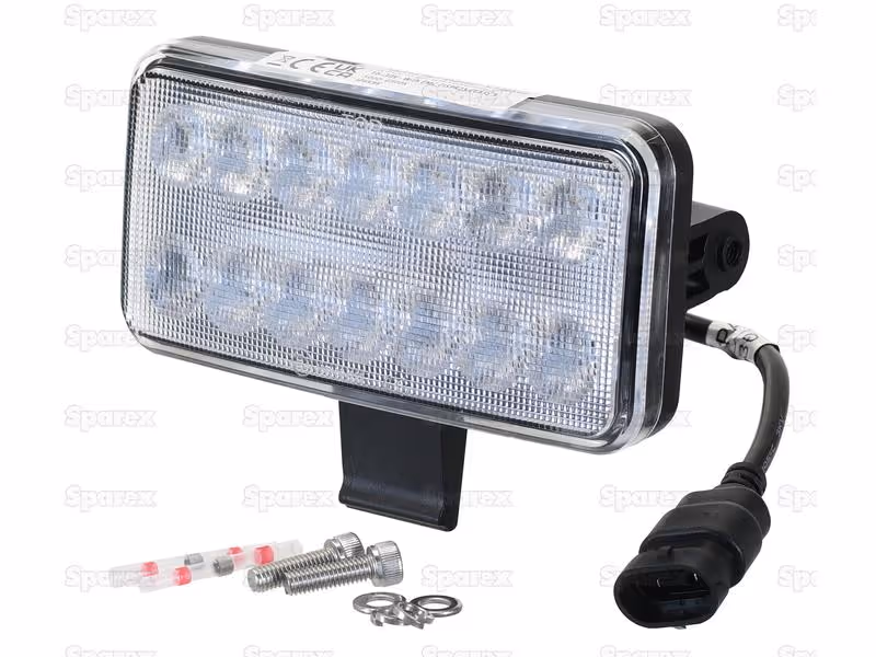 Phare de travail à LED Interférence: Classe 3, 4620 Lumens, 10-30V - adaptable sur tracteurs Case IH, New Holland, Steyr