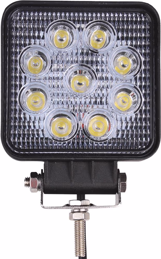 PHARE DE TRAVAIL CARRE LED 10/30V 27W 1800LM IP6K9K