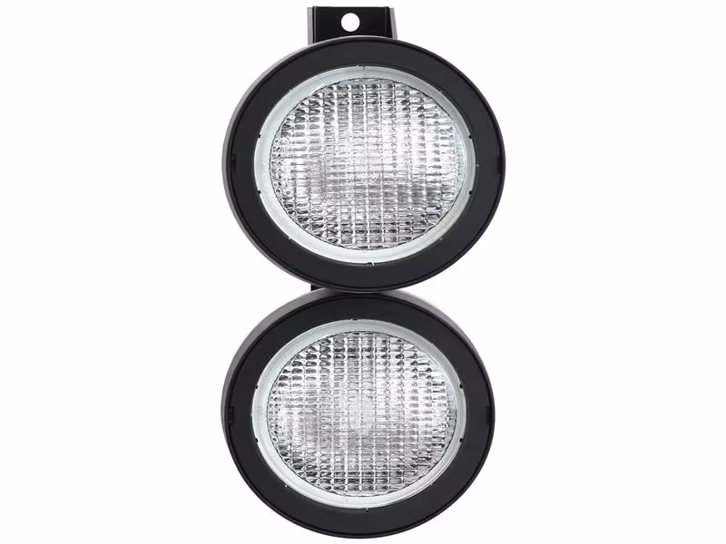 Phare de travail Ovale Droit - 12V - adaptable sur tracteurs Fendt - ref G931901112012