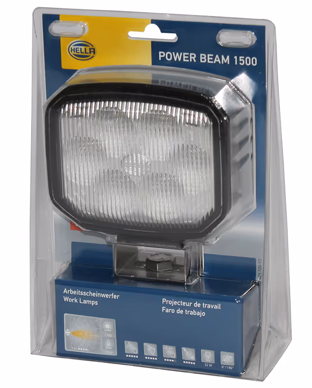PHARE DE TRAVAIL RECT. POWER BEAM 6 LED 1300LM LARGE