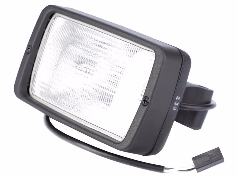 Phare de travail rectangulaire - 12V - adaptable sur tracteurs Valtra-Valmet - ref V31636910