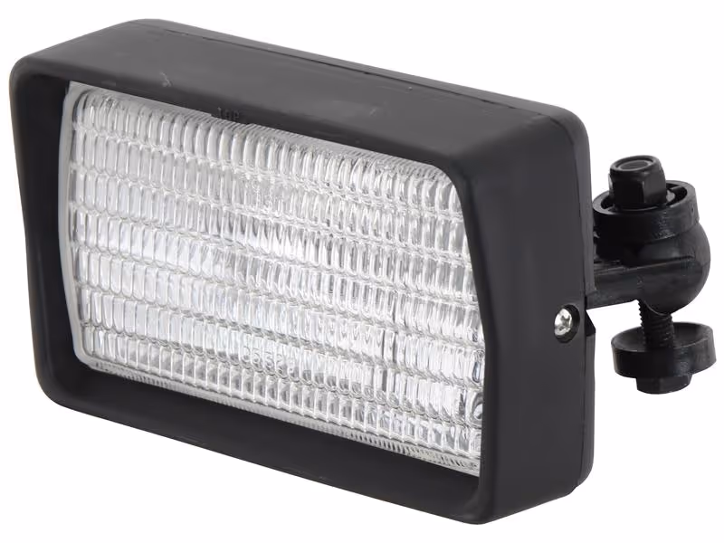 Phare de travail rectangulaire Gauche/Droit - 12V - adaptable sur tracteurs John-Deere - ref RE48986