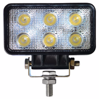 Phare led rectangle 12/24v 18w 1000 lumens